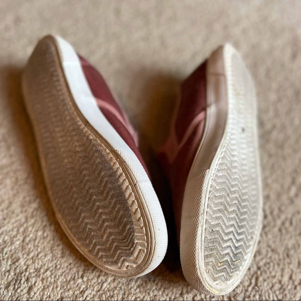 Pink Velvet Flats - Picture 5 of 6